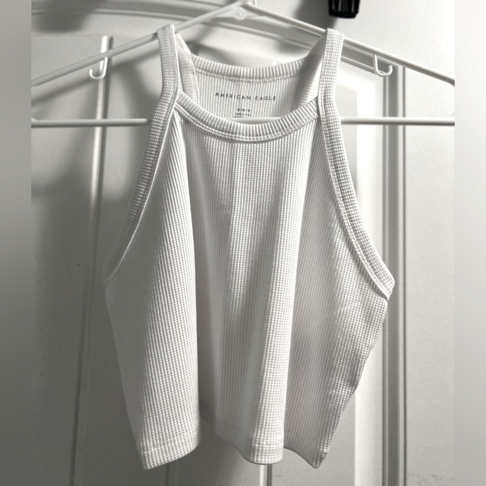 NWOT American Eagle Waffle Knit Crop Tank